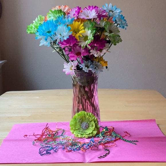 💚 TIEKS GREEN FLOWER 💚 NWOT 💚 - Picture 4 of 16